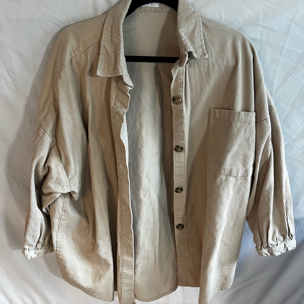 oversized shacket